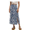 tentree W Yaletown Skirt NIGHTFALL/WATERCOLOUR FLORAL