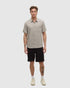 tentree M SS Dundas Shirt CLAY/WIDE PINSTRIPE