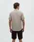 tentree M SS Dundas Shirt CLAY/WIDE PINSTRIPE