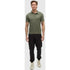 tentree M Lake Life Astir Polo DEEP OLIVE HEATHER SNACKING GULL