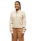 tentree W Highline 1/4 Zip Mock Neck WARM OAK