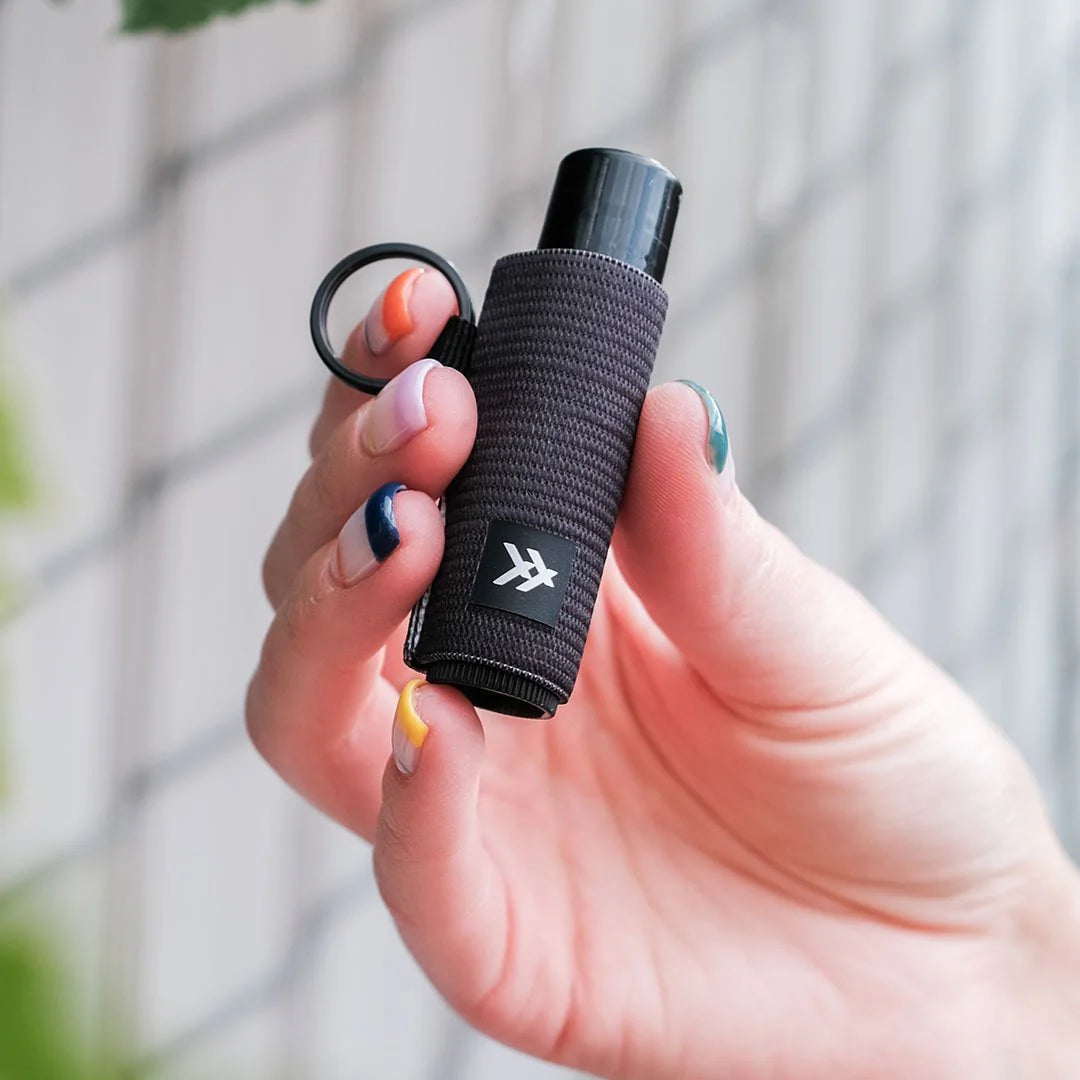 Thread Lip Balm Holder BLACK