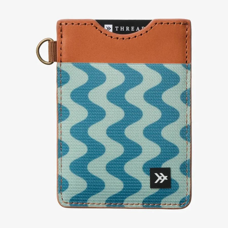Thread Vertical Wallet WAVES GREEN BLUE