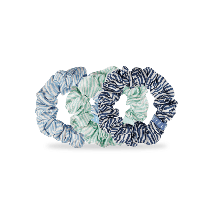 Teleties Large Silk Scrunchies TOTALLY TURQUOISE