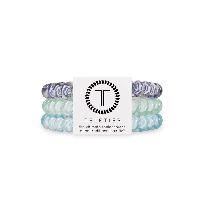 Teleties Small 3-Pack TOTALLY TURQUOISE