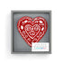 Demdaco Glass Ornament DECORATIVE HEART