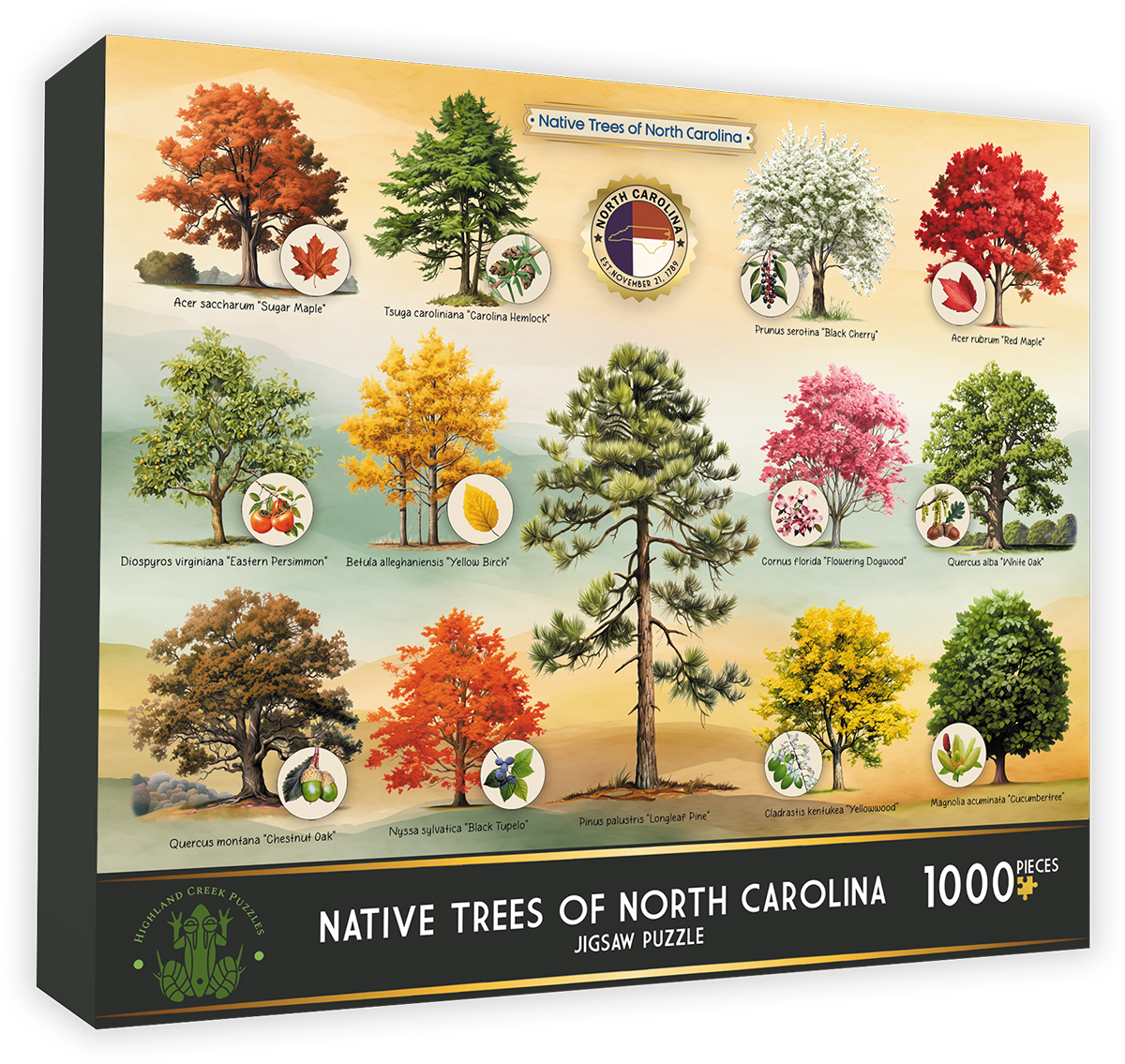 Highland Creek Puzzle NC TREES