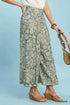 Umgee W Abstract Pleated Pants SAGE