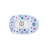 Teleties Medium Flat Round Clip UNITED WE SPARKLE