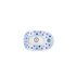 Teleties Tiny Flat Round Clip UNITED WE SPARKLE