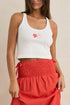 Rhythm W Alana Side Tie Maxi Skirt RED