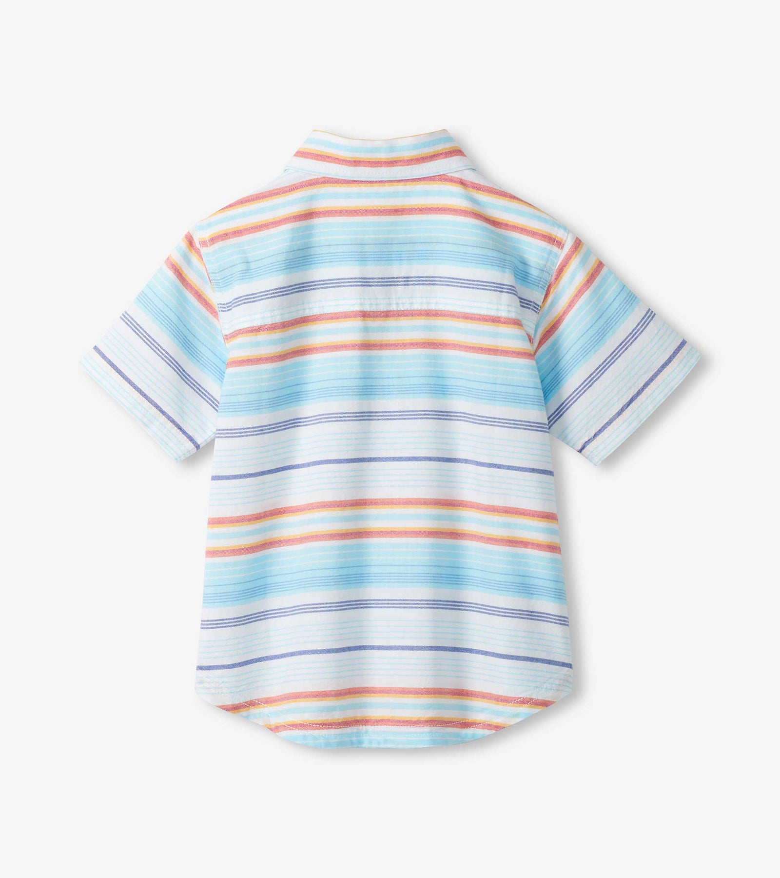 Hatley Kids Sunset Stripes Button Down BLUE MULTI