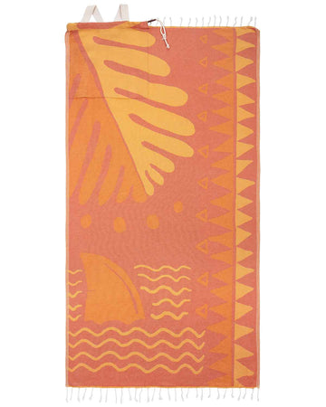 Sand Cloud Sixgill Shark Towel Bag REG SUNFLOWER