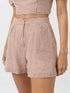 Rhythm W Lola Check Short DUSTY PINK