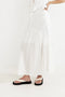 Rhythm W Bailey Broderie Skirt WHITE