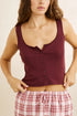 Rhythm W Juliet Tank PLUM