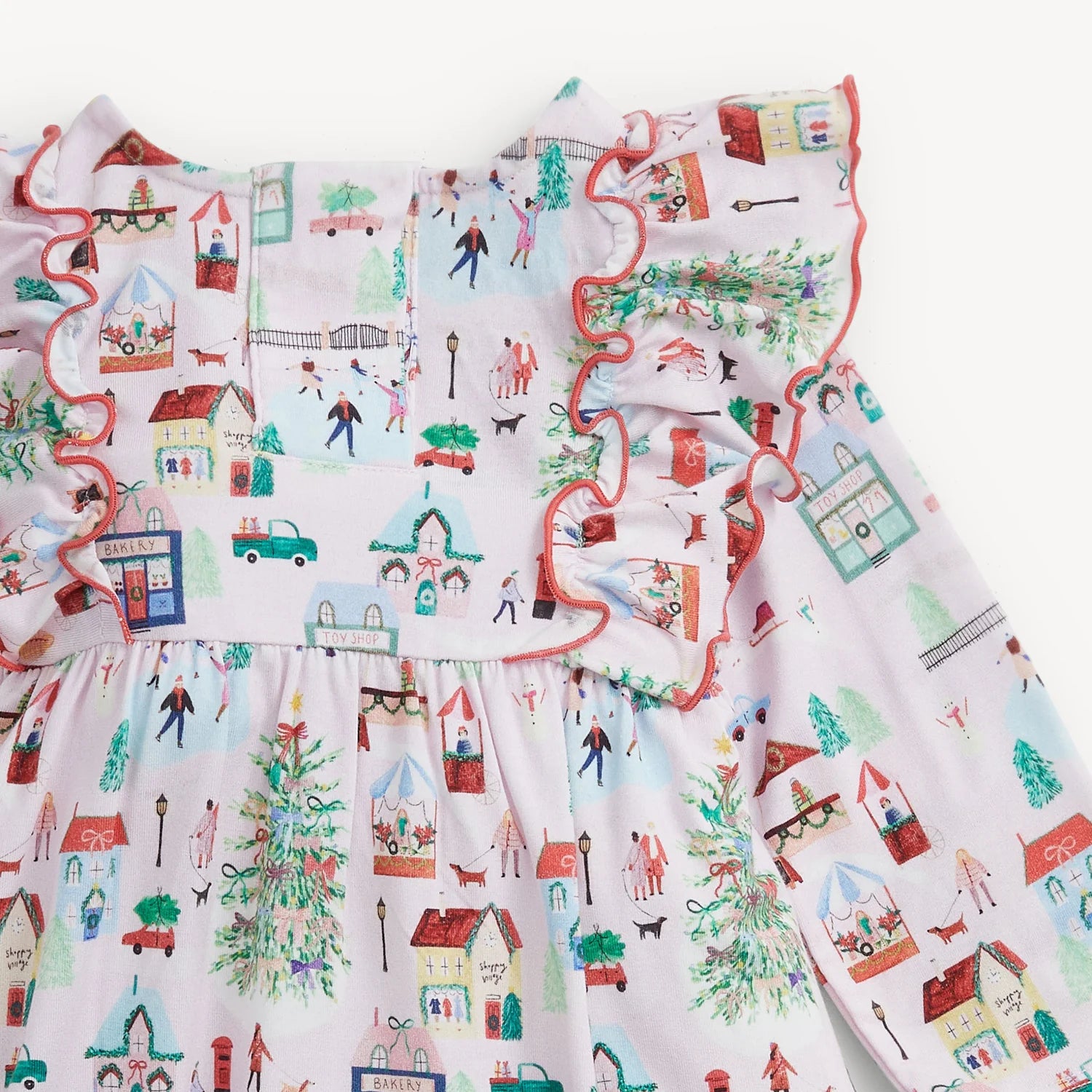 Magnetic Me Modal Dress + Legging Set WINTER VILLAGE