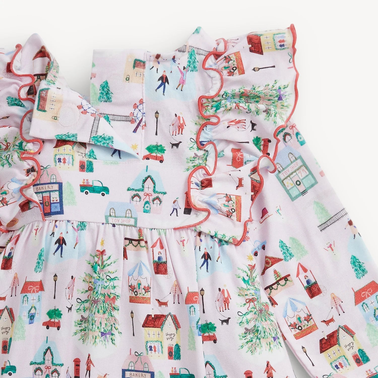 Magnetic Me Modal Dress + Legging Set WINTER VILLAGE