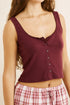 Rhythm W Juliet Tank PLUM