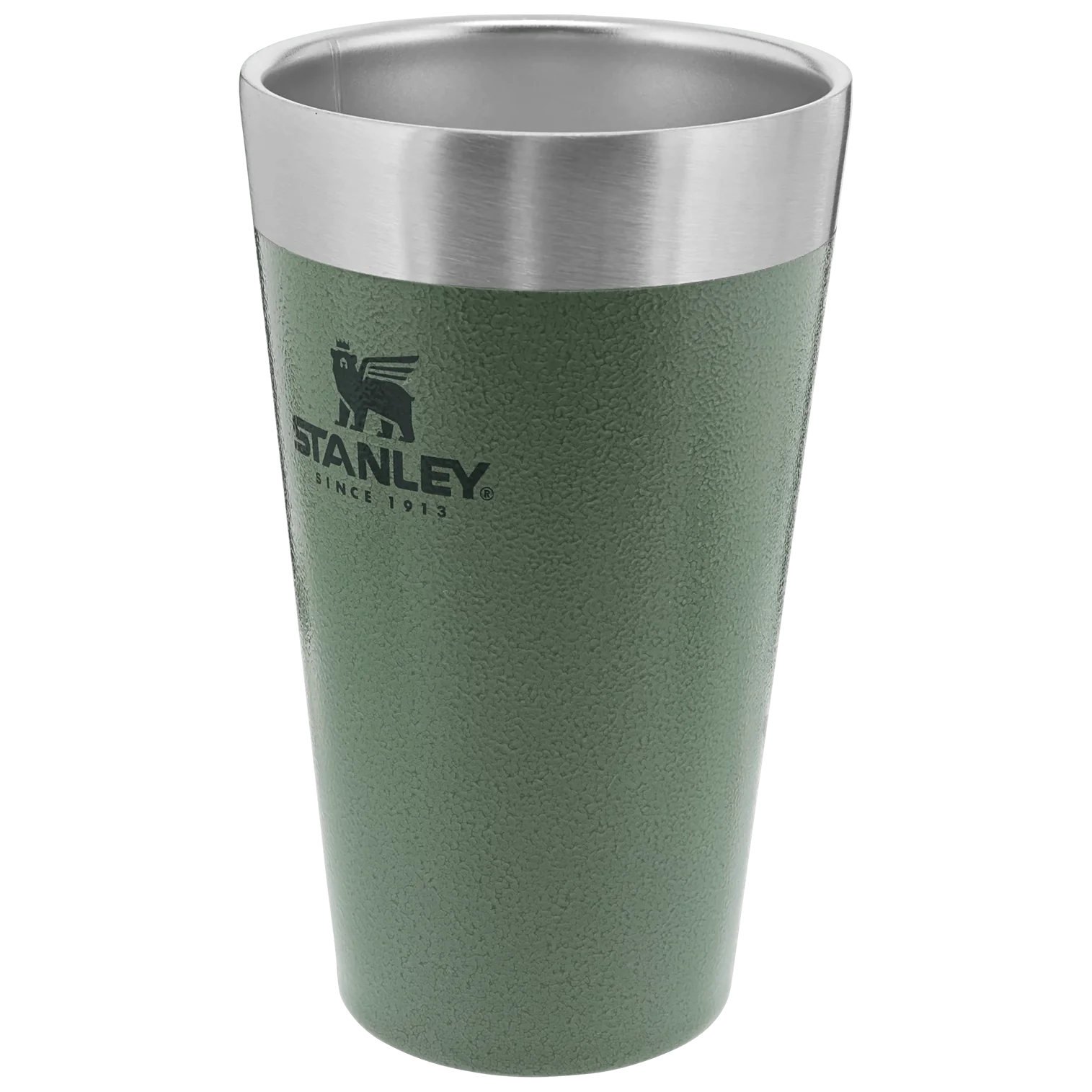 STANLEY 16 oz Stacking Beer Pint HAMMERTONE GREEN