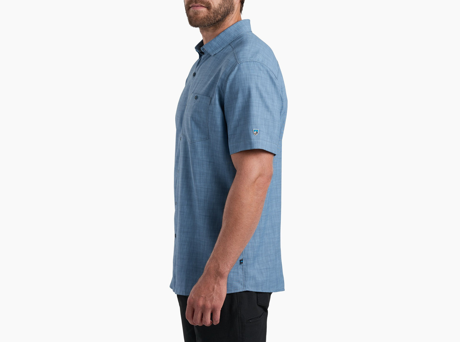 KUHL M SS Persuadr Shirt BLUE JAY