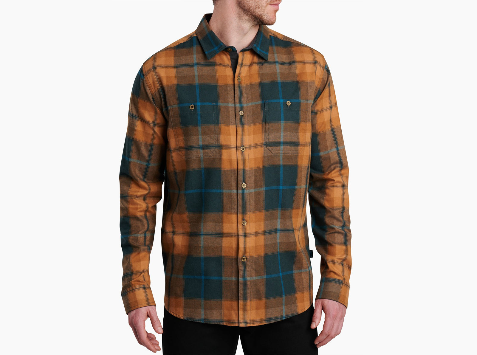 KUHL M LS Fugitive Flannel HORIZON HAZE