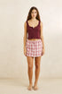 Rhythm W Juliet Tank PLUM