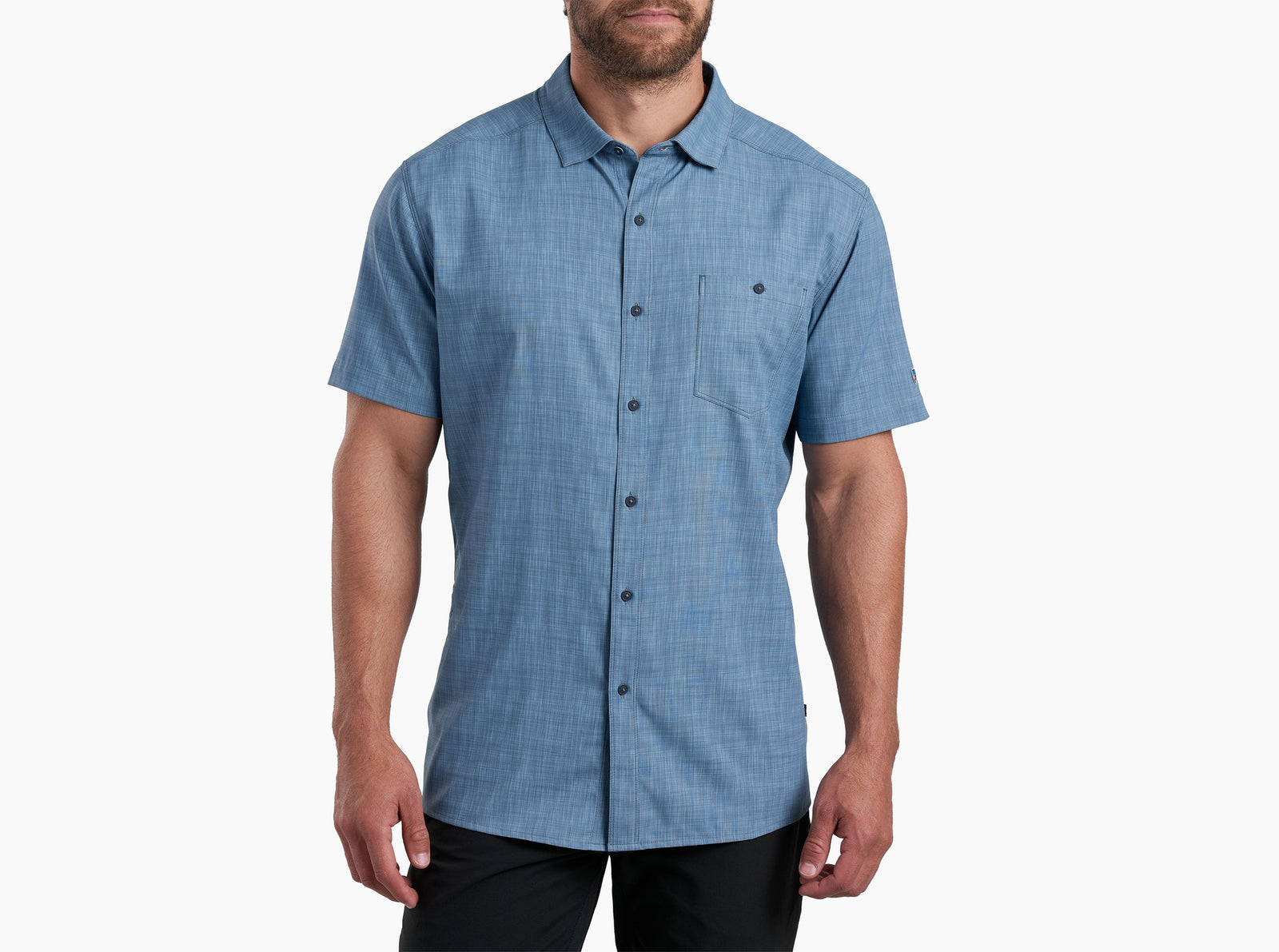 KUHL M SS Persuadr Shirt BLUE JAY