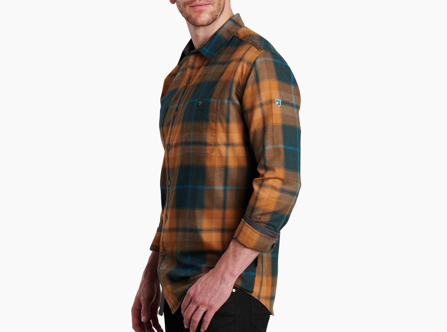 KUHL M LS Fugitive Flannel HORIZON HAZE