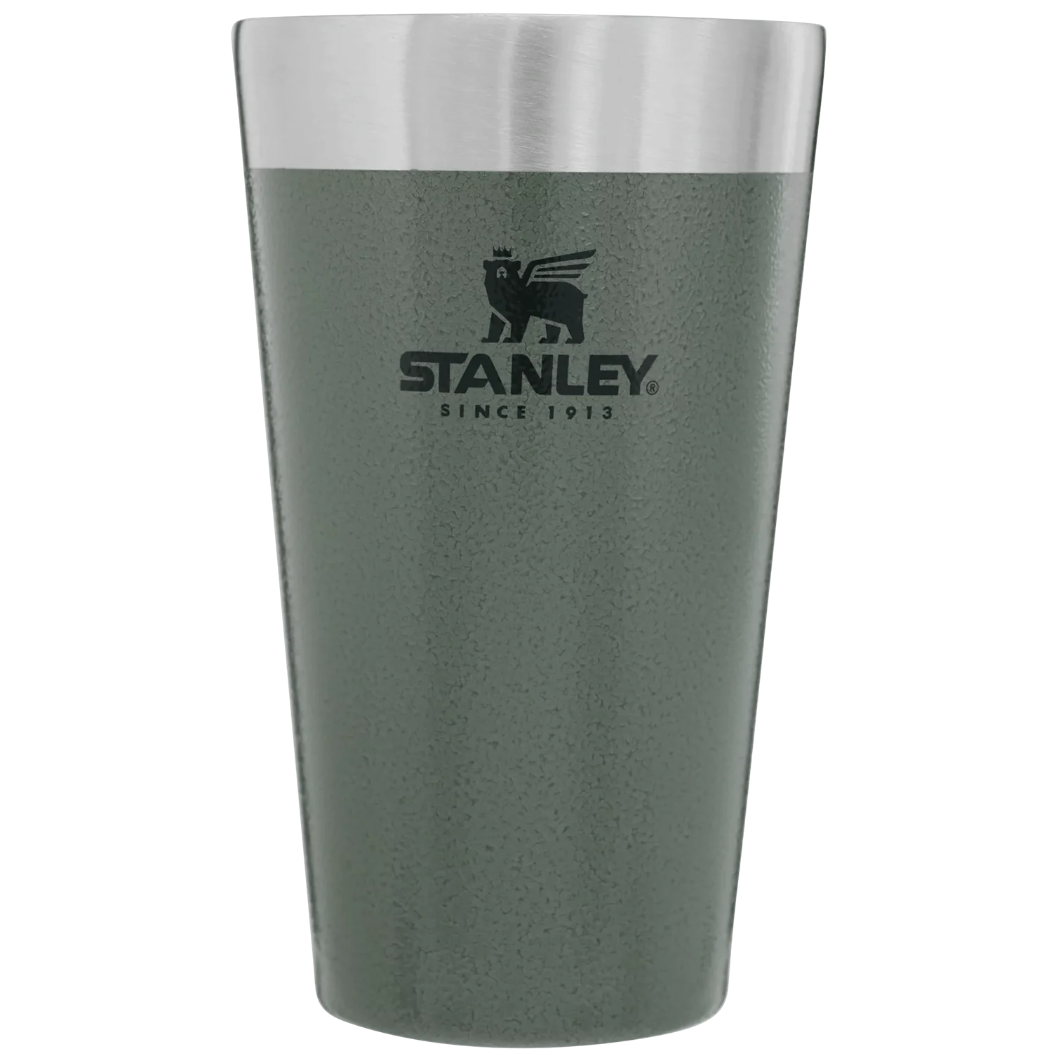 STANLEY 16 oz Stacking Beer Pint HAMMERTONE GREEN