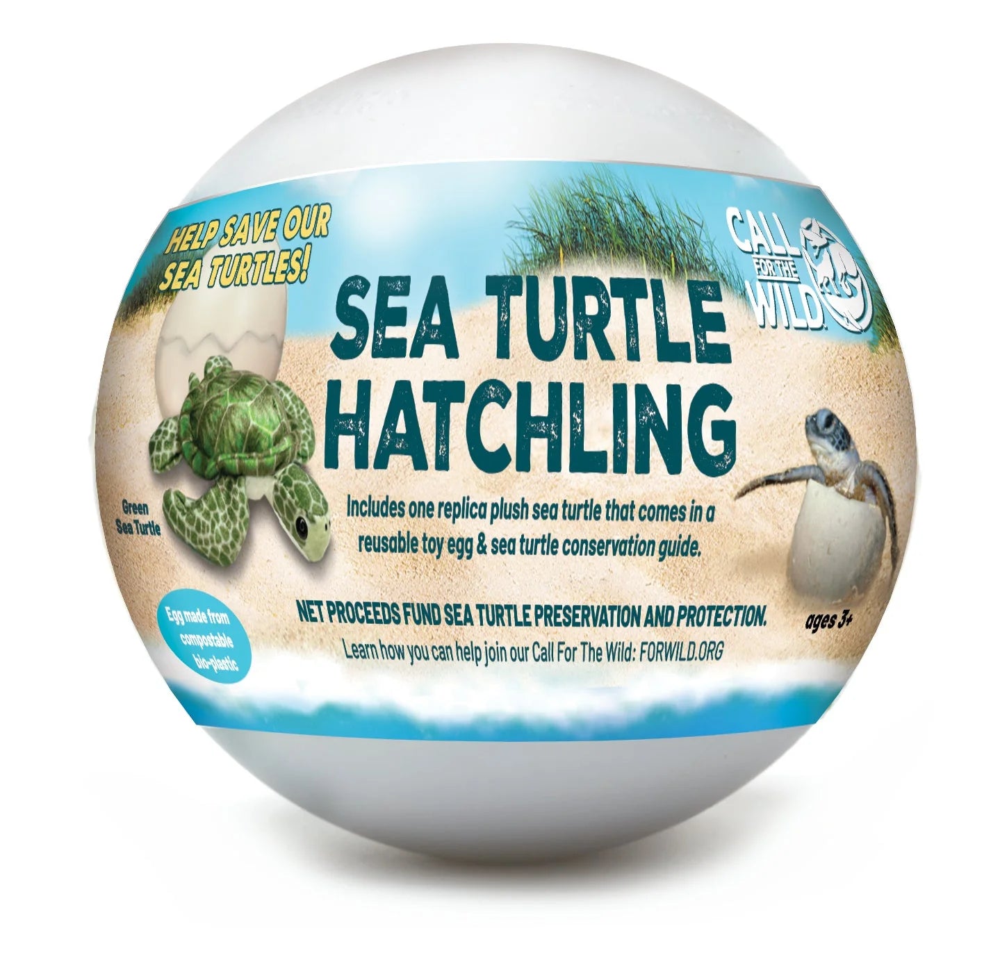 Call Of the Wild Sea Turtle Hatchling Egg