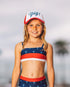 Feather 4 Arrow US of YAY Trucker RED / WHITE