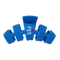 Teleties Large Classic Claw Clip USA BLUE