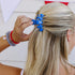Teleties Small Classic Claw Clip USA BLUE