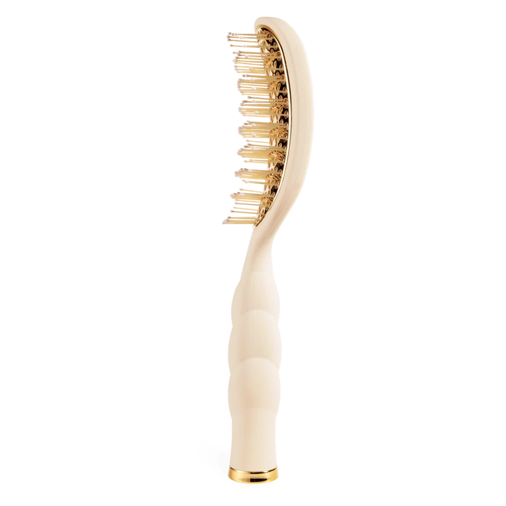 Teleties Vented Hair Brush All Hair Types - Full Size TAN