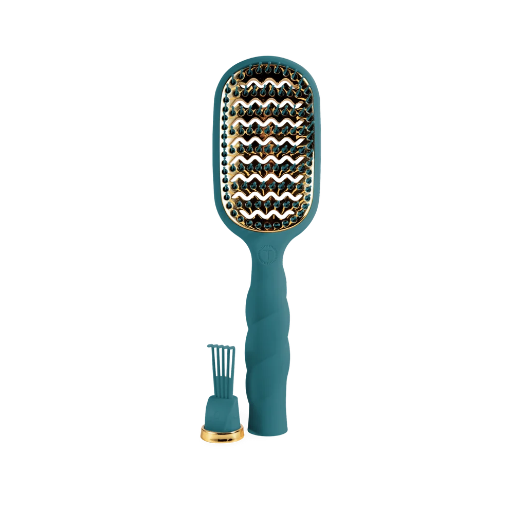 Teleties Vented Hair Brush All Hair Types - Full Size TEAL