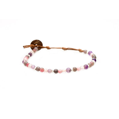 Lotus & Luna 4mm Healing Bracelet VITALITY + PROSPERITY