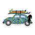 The Happy Sea 3" Surf VW Bug Sticker