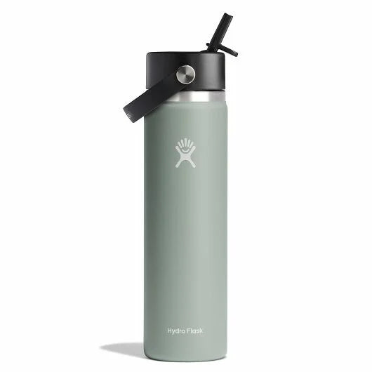 Hydro Flask 24oz Wide Mouth Flex Straw AGAVE