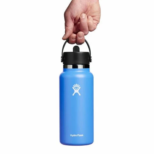 Hydro Flask 32oz Wide Mouth Flex Straw Cap CASCADE