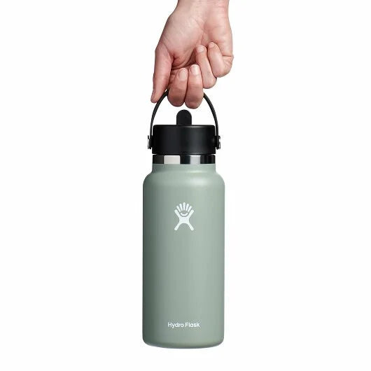 Hydro Flask 32oz Wide Mouth Flex Straw Cap AGAVE