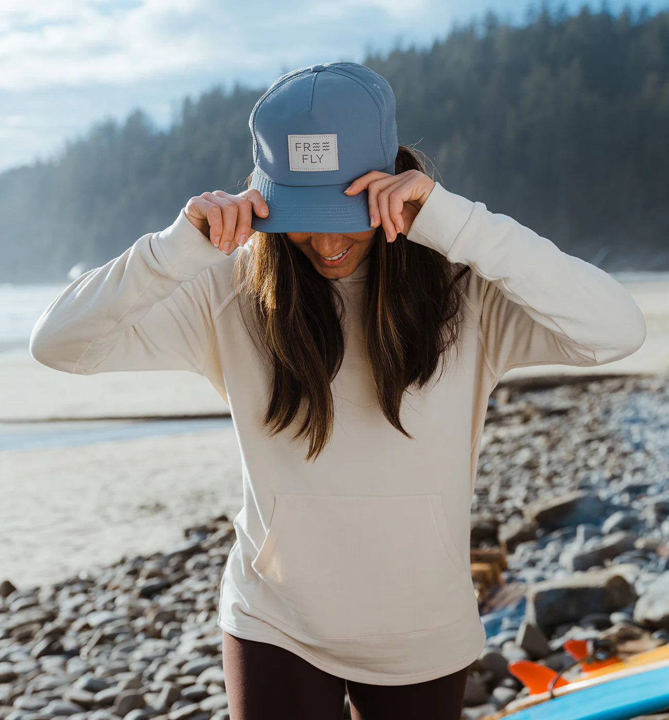 Free Fly Wave 5-Panel Hat STONE BLUE