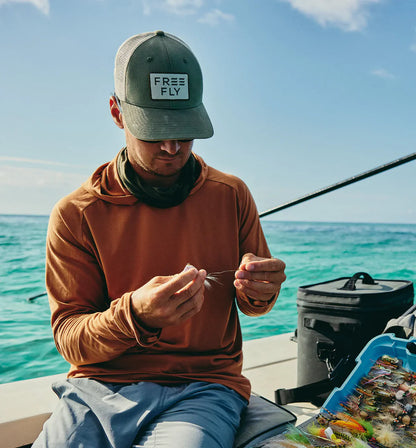 Free Fly Wave Trucker Hat ADOBE