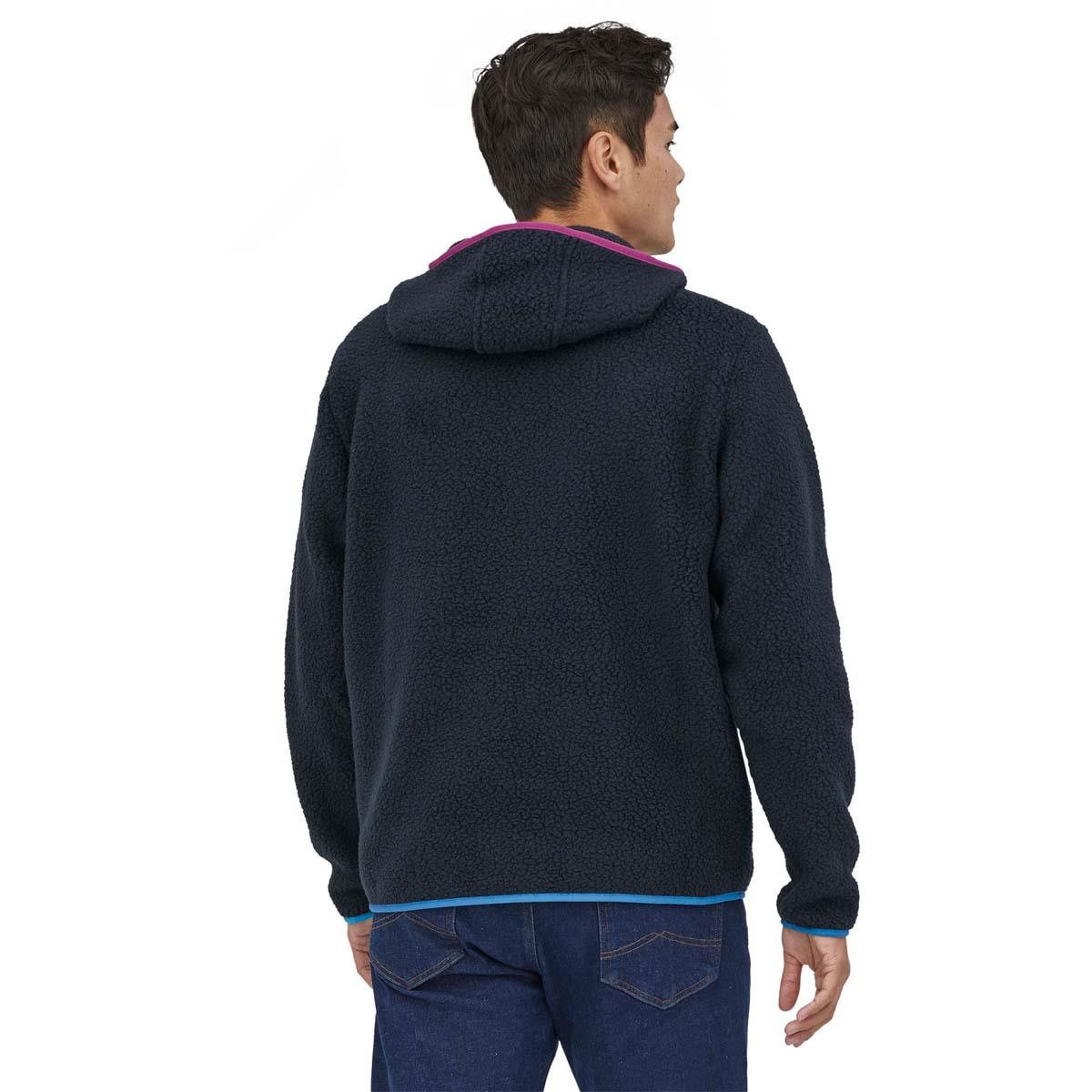 Patagonia M Retro Pile Pullover Hoody PITCH BLUE