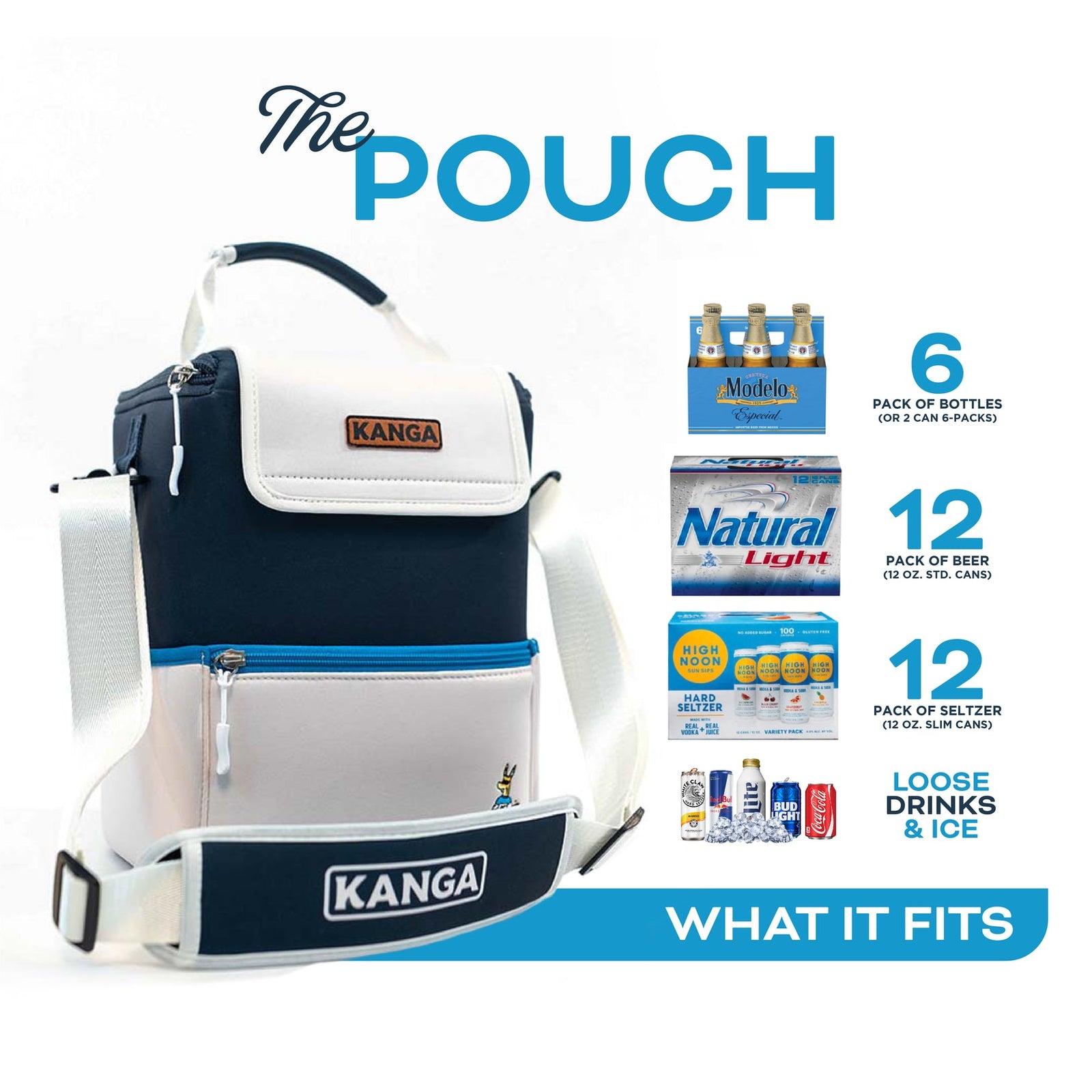 Kanga Coolers 6/12 Pack Pouch MALIBU