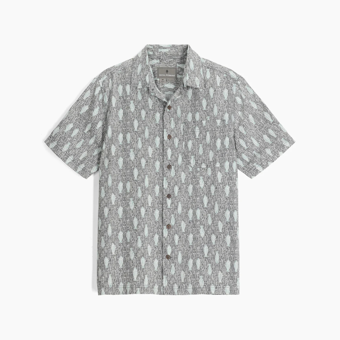 Royal Robbins M SS Camino Pucker FISH EVERGLADE