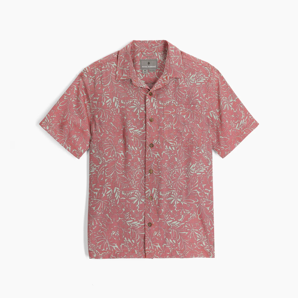 Royal Robbins M SS Camino Pucker REDWOOD YARROW