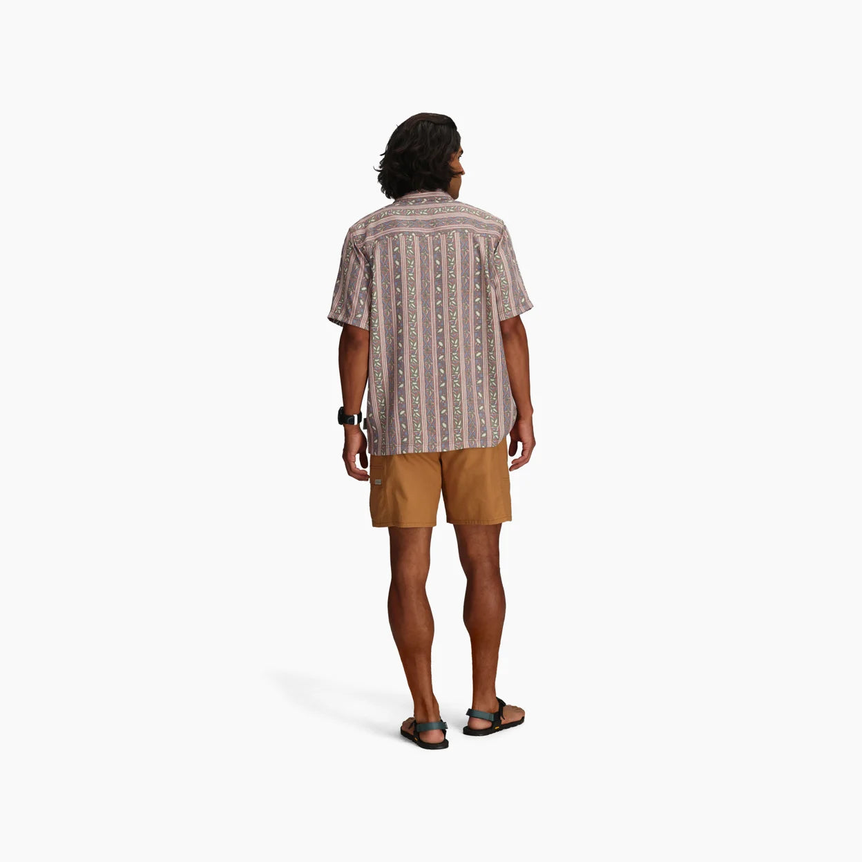 Royal Robbins M SS Camino Pucker MAHOGANY BOTANIST