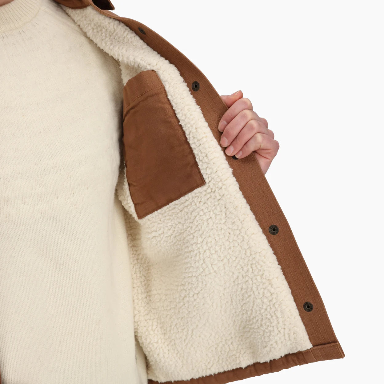 Royal Robbins W El Cap Canvas Shacket SADDLE