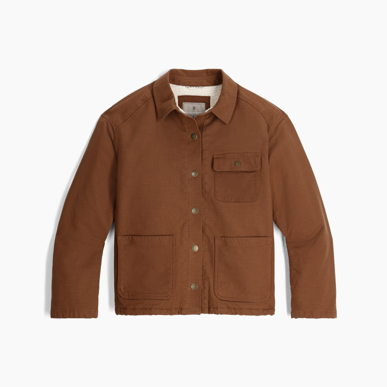 Royal Robbins W El Cap Canvas Shacket SADDLE